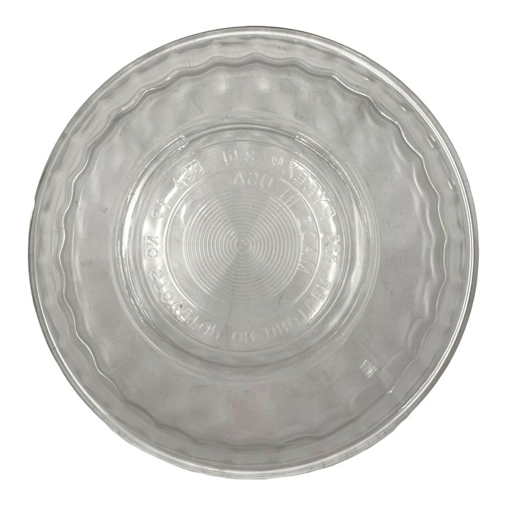 Vintage PYREX Large 10" Clear Nesting Mixing Bowl #325 ~ 2.5 Liter Made in USA - Picture 4 of 7